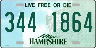 NH license plate 3441864