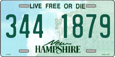 NH license plate 3441879