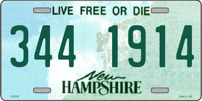 NH license plate 3441914
