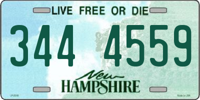 NH license plate 3444559