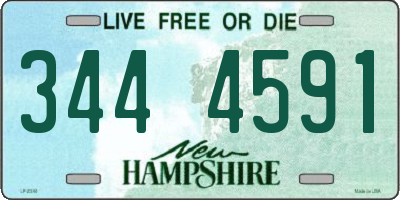 NH license plate 3444591