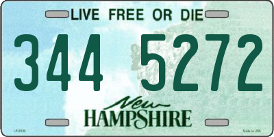 NH license plate 3445272