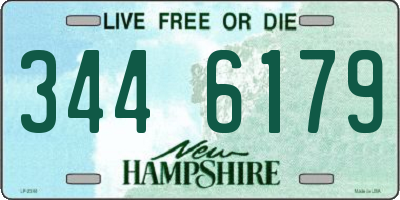 NH license plate 3446179