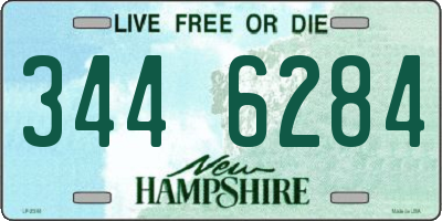 NH license plate 3446284