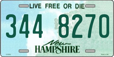 NH license plate 3448270