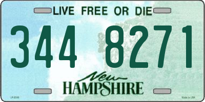 NH license plate 3448271
