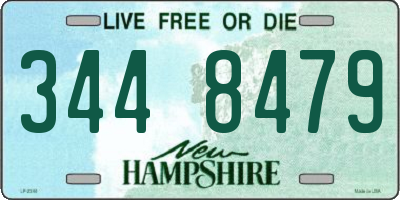 NH license plate 3448479