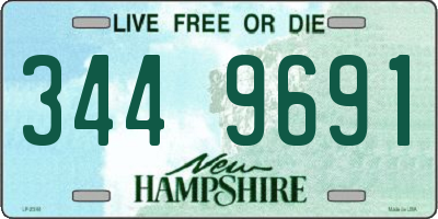 NH license plate 3449691