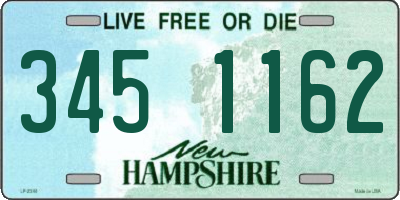 NH license plate 3451162