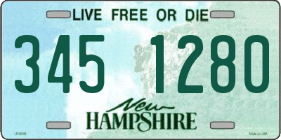 NH license plate 3451280