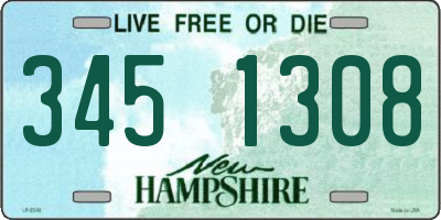 NH license plate 3451308
