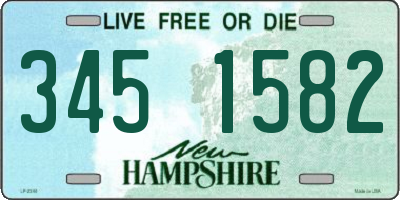 NH license plate 3451582