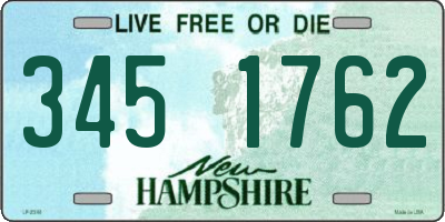 NH license plate 3451762