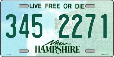 NH license plate 3452271