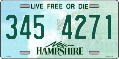 NH license plate 3454271