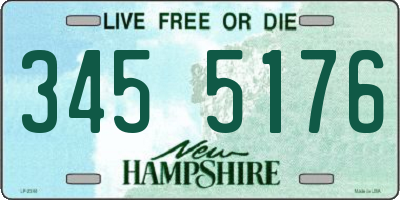 NH license plate 3455176