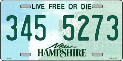 NH license plate 3455273