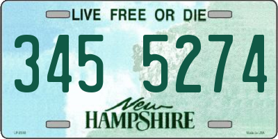 NH license plate 3455274