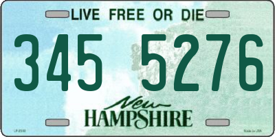 NH license plate 3455276