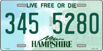 NH license plate 3455280