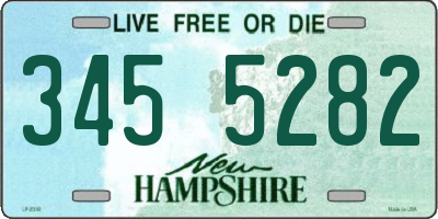 NH license plate 3455282