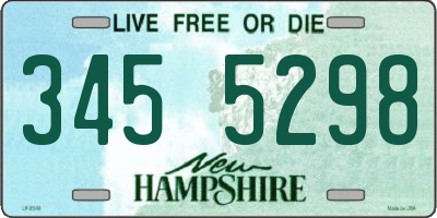 NH license plate 3455298