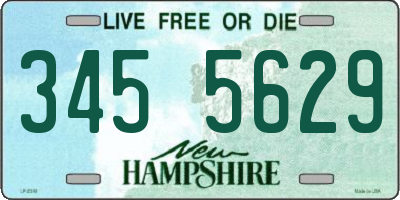 NH license plate 3455629