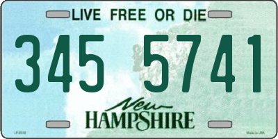 NH license plate 3455741