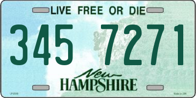 NH license plate 3457271