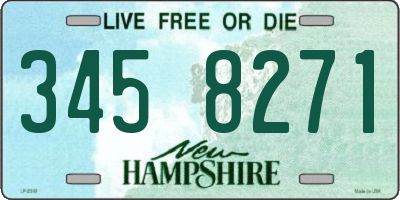 NH license plate 3458271