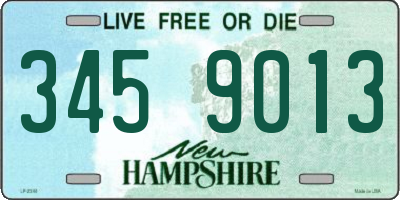 NH license plate 3459013