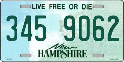 NH license plate 3459062