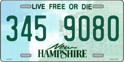 NH license plate 3459080