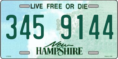 NH license plate 3459144