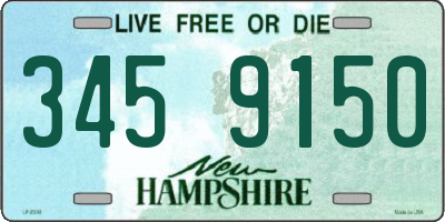 NH license plate 3459150