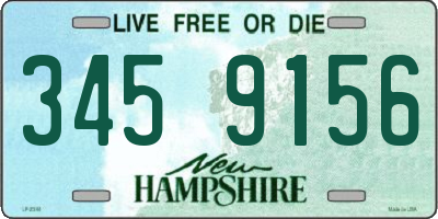 NH license plate 3459156