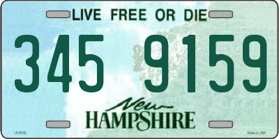 NH license plate 3459159