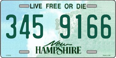 NH license plate 3459166