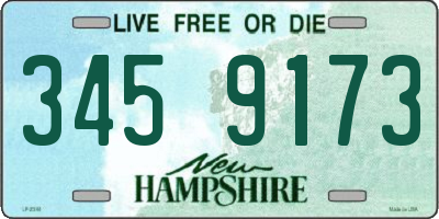 NH license plate 3459173