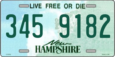 NH license plate 3459182