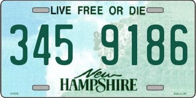 NH license plate 3459186