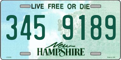 NH license plate 3459189