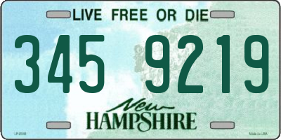 NH license plate 3459219
