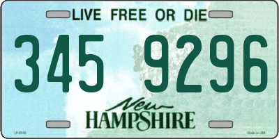 NH license plate 3459296