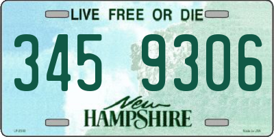NH license plate 3459306