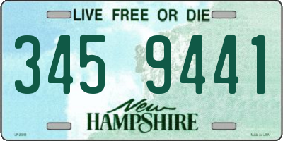 NH license plate 3459441