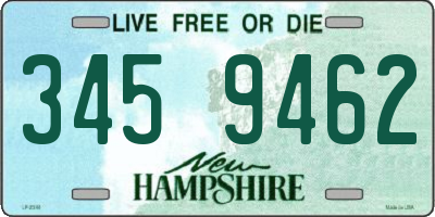 NH license plate 3459462