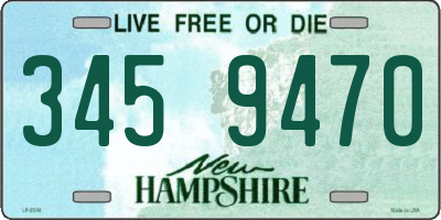 NH license plate 3459470