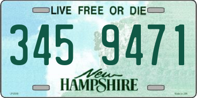 NH license plate 3459471