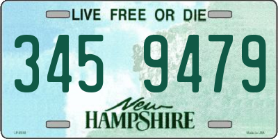 NH license plate 3459479